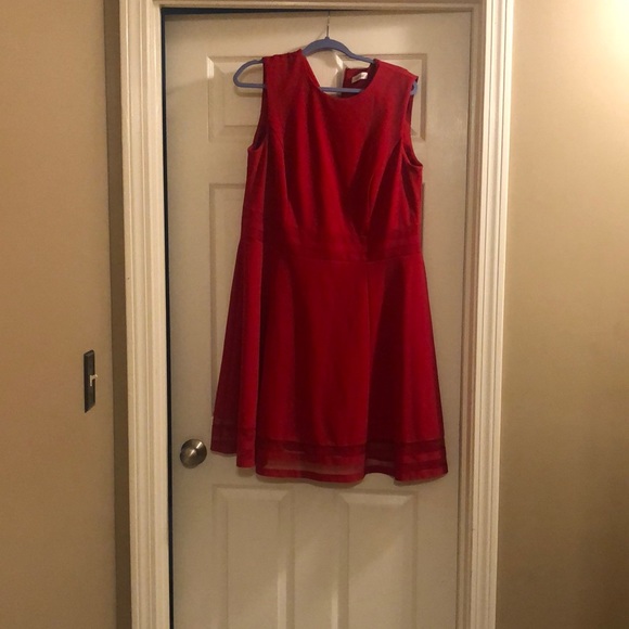 Calvin Klein red dress - Picture 1 of 3